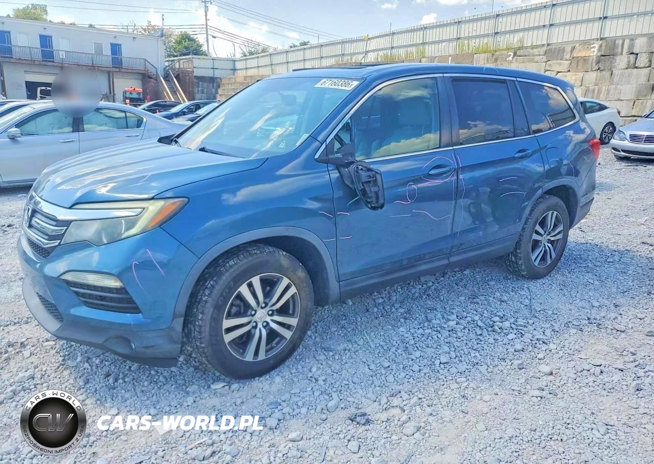 2016 Honda Pilot Exl VIN:5FNYF6H55GB013181 - 1