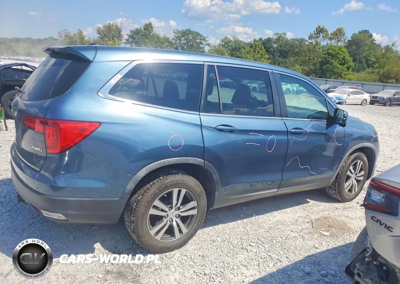 2016 Honda Pilot Exl VIN:5FNYF6H55GB013181 - 3
