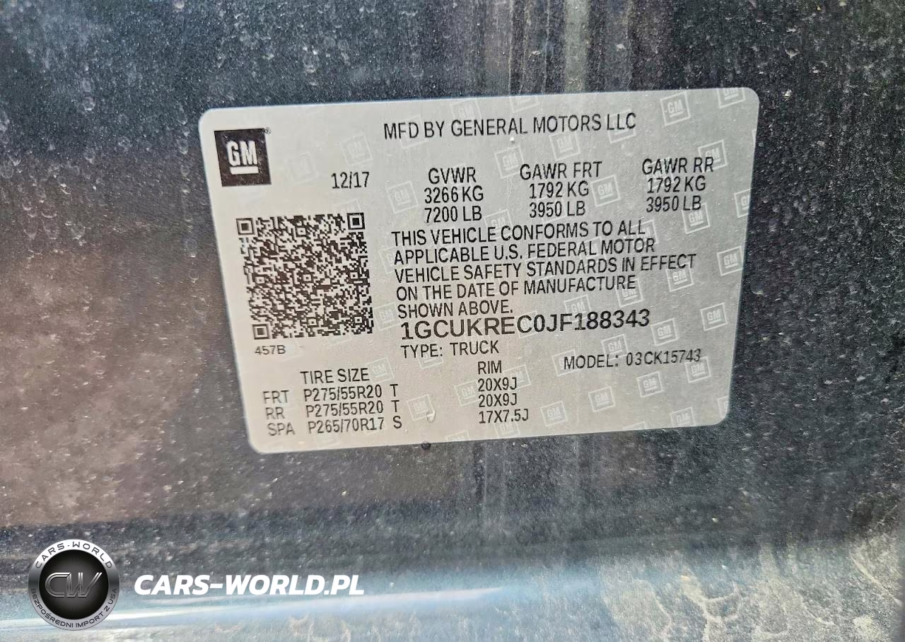 2018 Chevrolet Silverado K1500 Lt VIN:1GCUKREC0JF188343 - 12