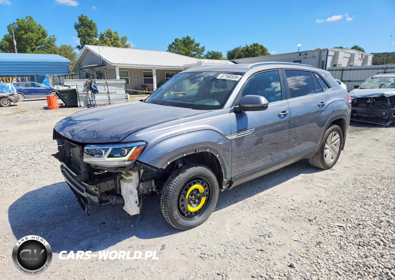 2021 Volkswagen Atlas Cross Sport Se VIN:1V2KC2CA9MC223852 - 1