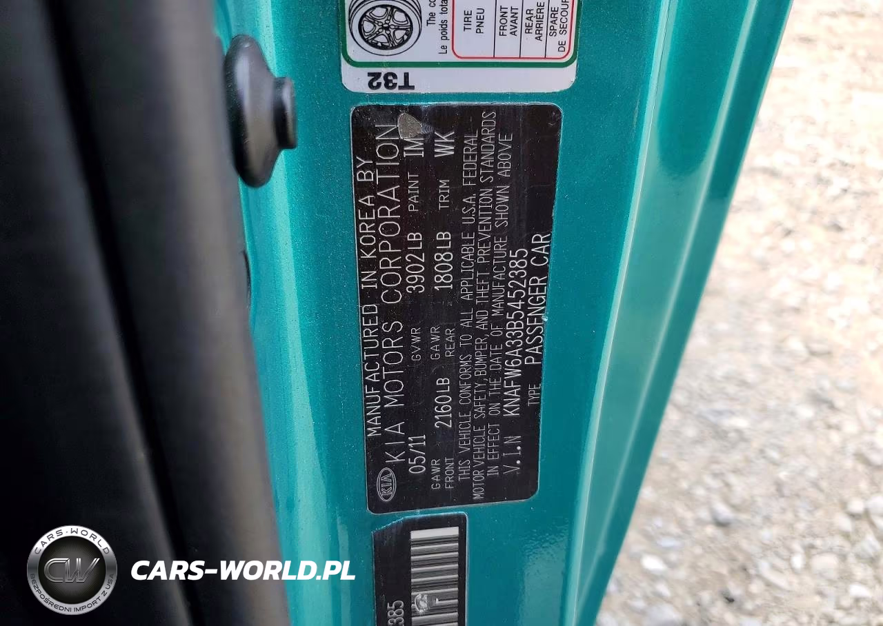 2011 Kia Forte Koup Sx VIN:KNAFW6A33B5452385 - 12