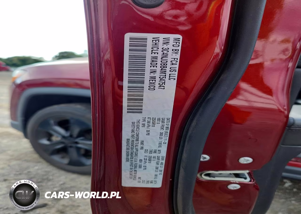 2021 Jeep Compass Latitude VIN:3C4NJDBB4MT547547 - 13