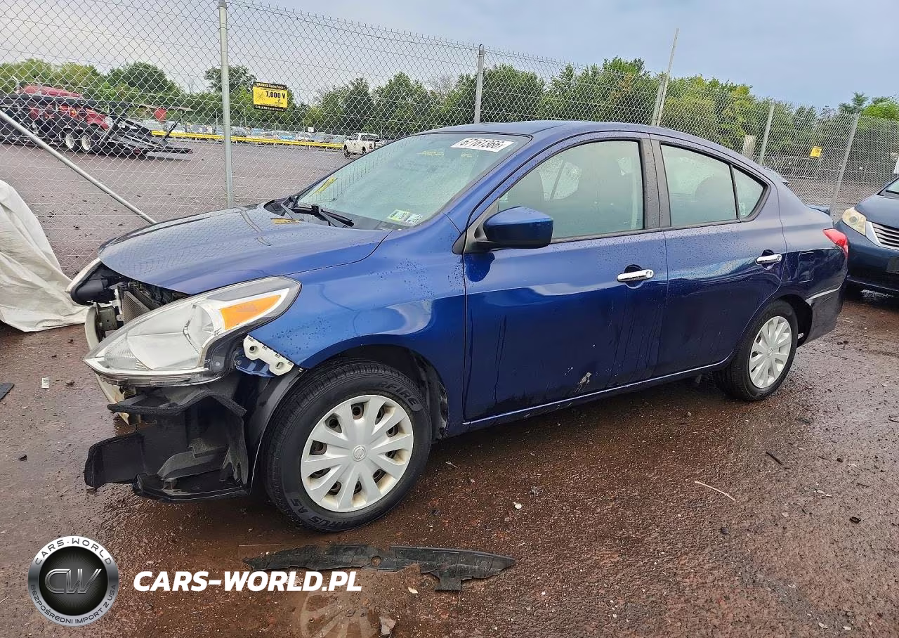 2018 Nissan Versa Sv VIN:3N1CN7AP7JL881080 - 1