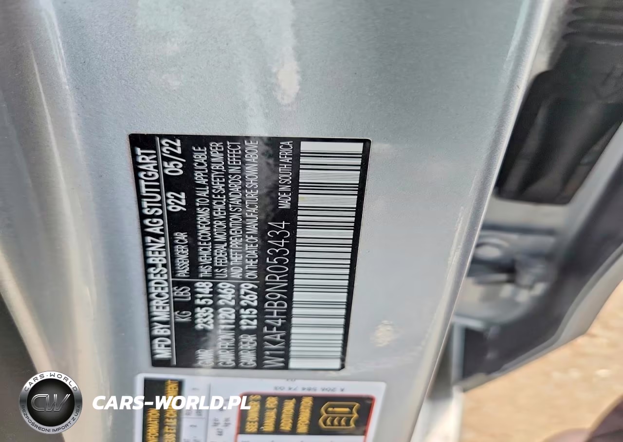 2022 Mercedes-Benz C 300 4Matic VIN:W1KAF4HB9NR053434 - 12