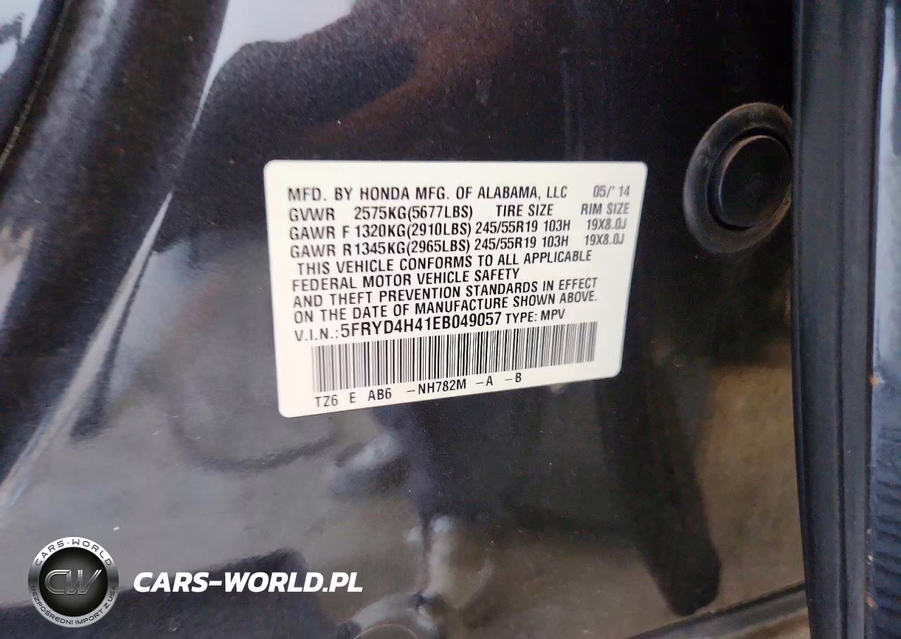 2014 Acura Mdx Technology VIN:5FRYD4H41EB049057 - 13