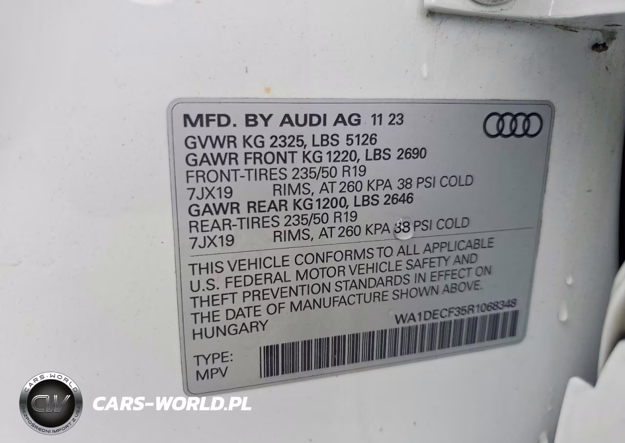 2024 Audi Q3 Premium S Line 45 VIN:WA1DECF35R1068348 - 13