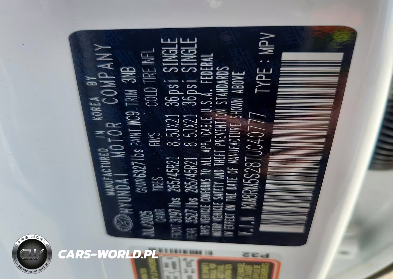 2026 Hyundai Palisade Calligraphy VIN:KM8RM5S28TU040777 - 13