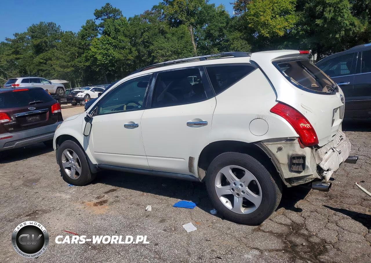 2005 Nissan Murano S VIN:JN8AZ08WX5W436057 - 2