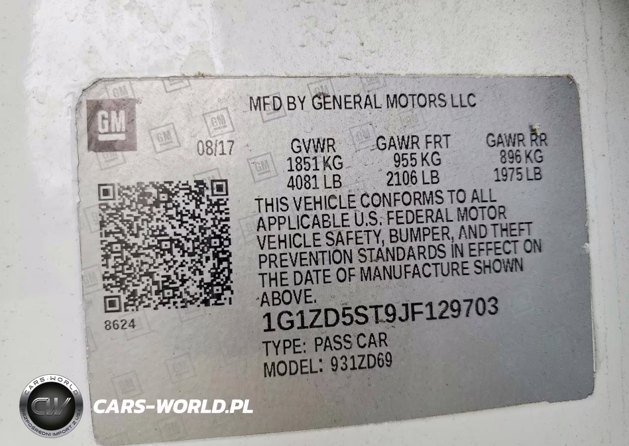 2018 Chevrolet Malibu Lt VIN:1G1ZD5ST9JF129703 - 12
