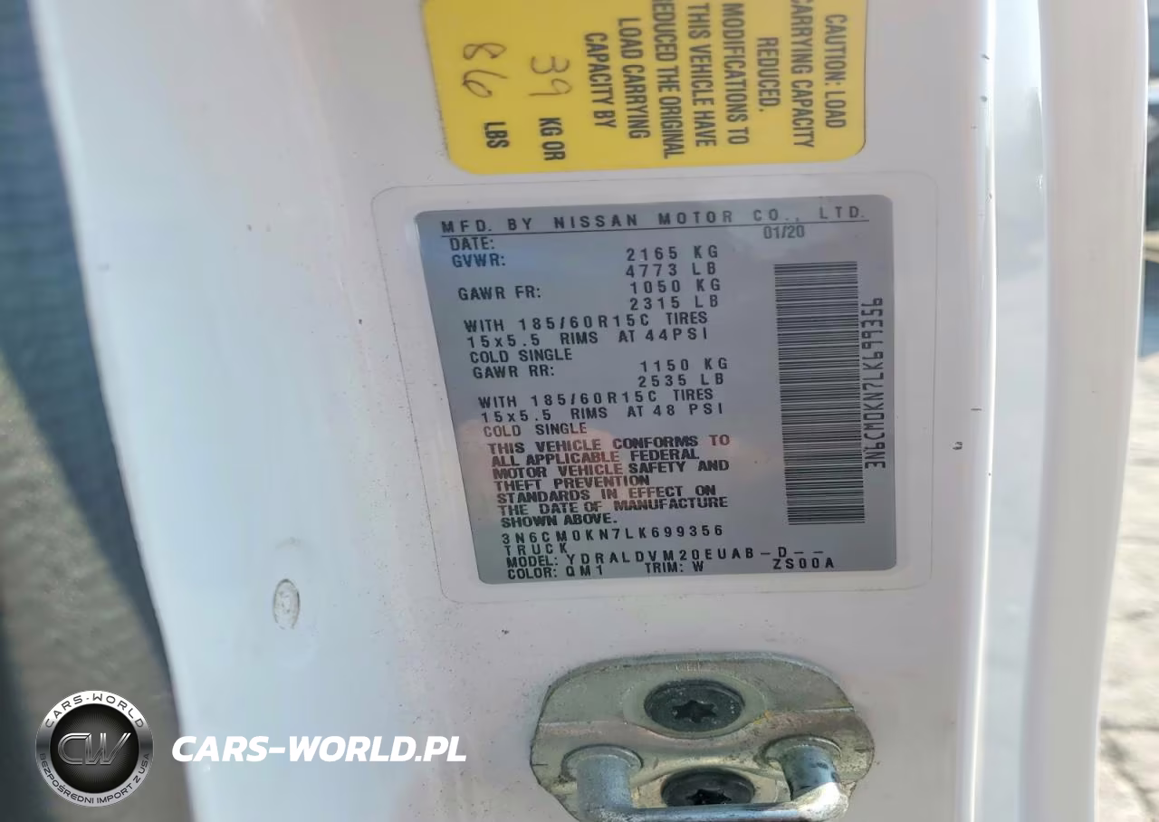 2020 Nissan Nv200 S Delivery Van VIN:3N6CM0KN7LK699356 - 12