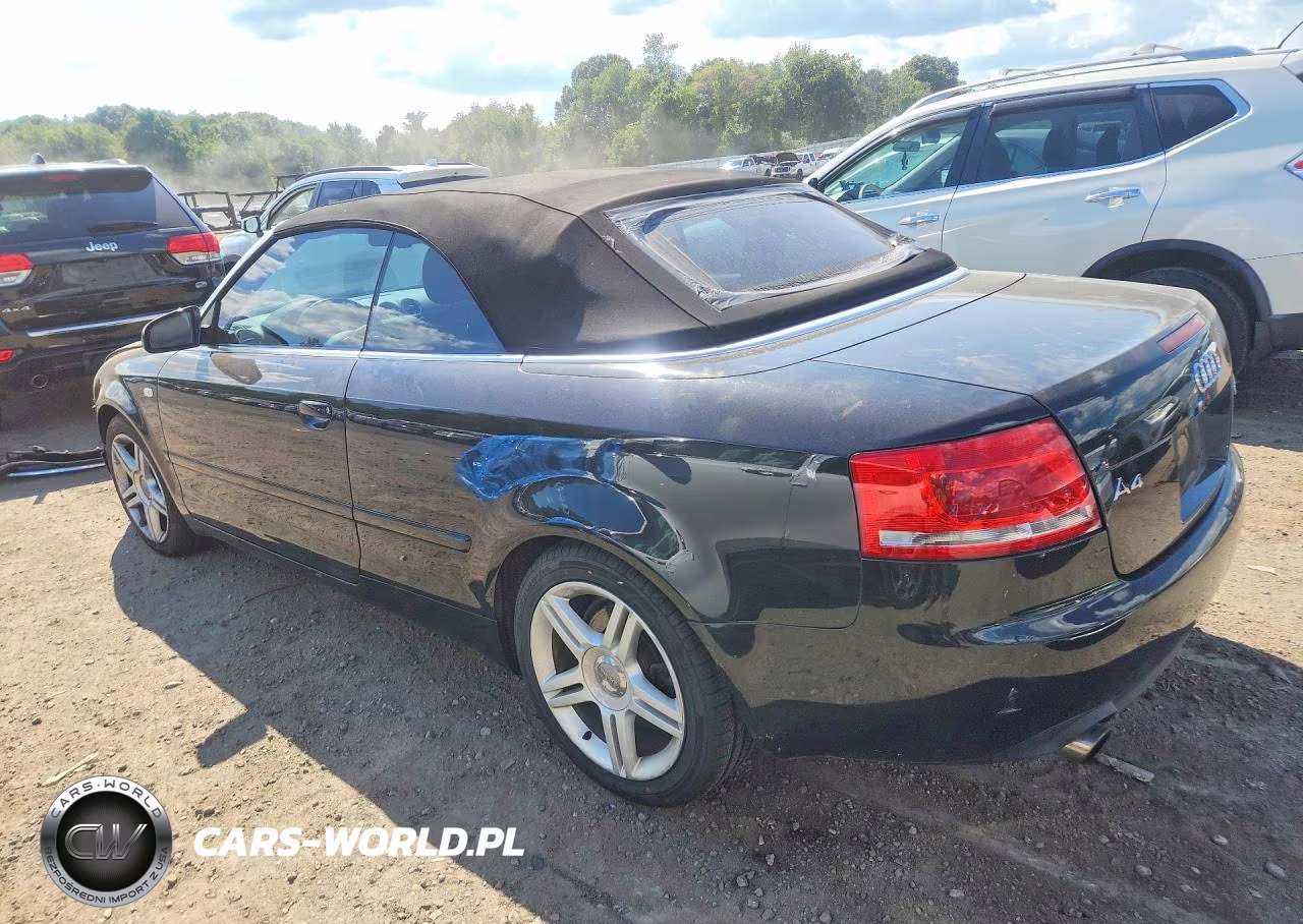 2007 Audi A4 2.0T Cabriolet Quattro VIN:WAUDF48H67K027961 - 2