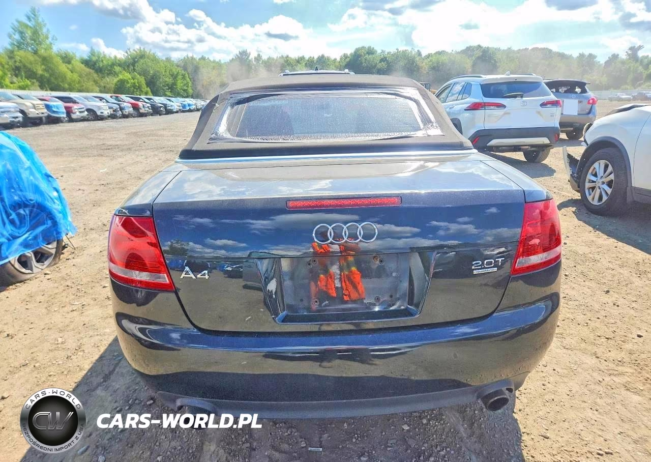 2007 Audi A4 2.0T Cabriolet Quattro VIN:WAUDF48H67K027961 - 6