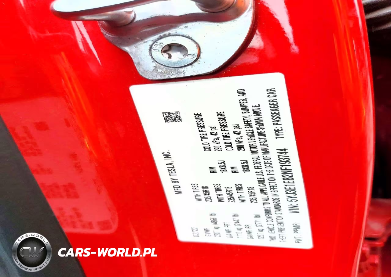 2022 Tesla Model 3 VIN:5YJ3E1EB2NF193744 - 13