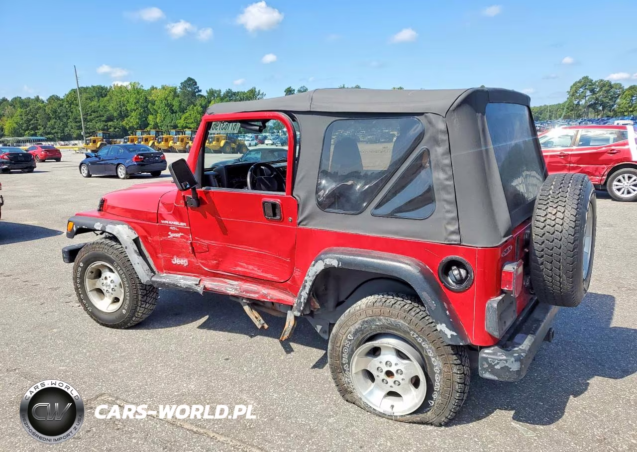 2001 Jeep Wrangler - Tj Sport VIN:1J4FA49S71P352384 - 2