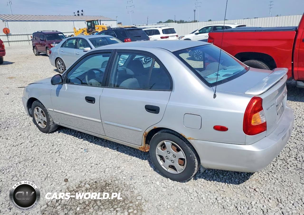 2002 Hyundai Accent Gl VIN:KMHCG45CX2U391250 - 2