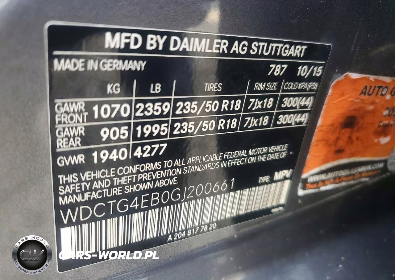 2016 Mercedes-Benz Gla 250 VIN:WDCTG4EB0GJ200661 - 12