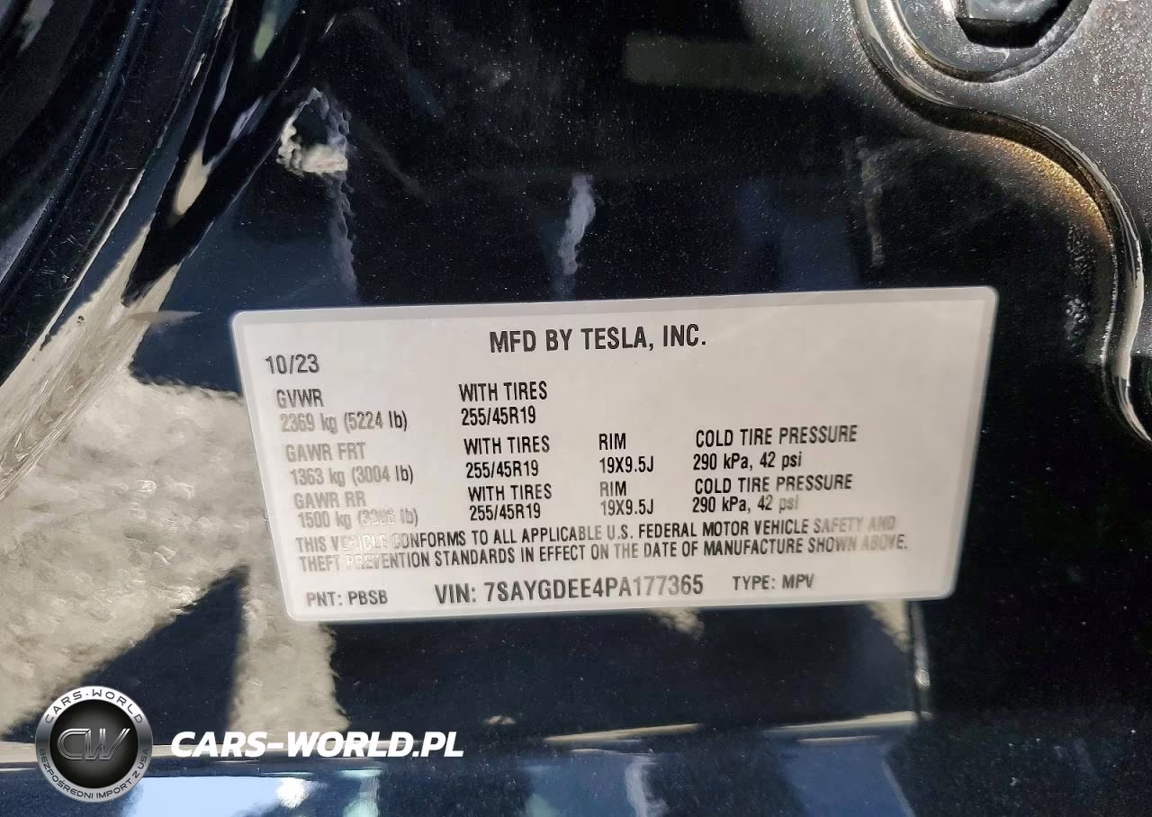 2023 Tesla Model Y VIN:7SAYGDEE4PA177365 - 13