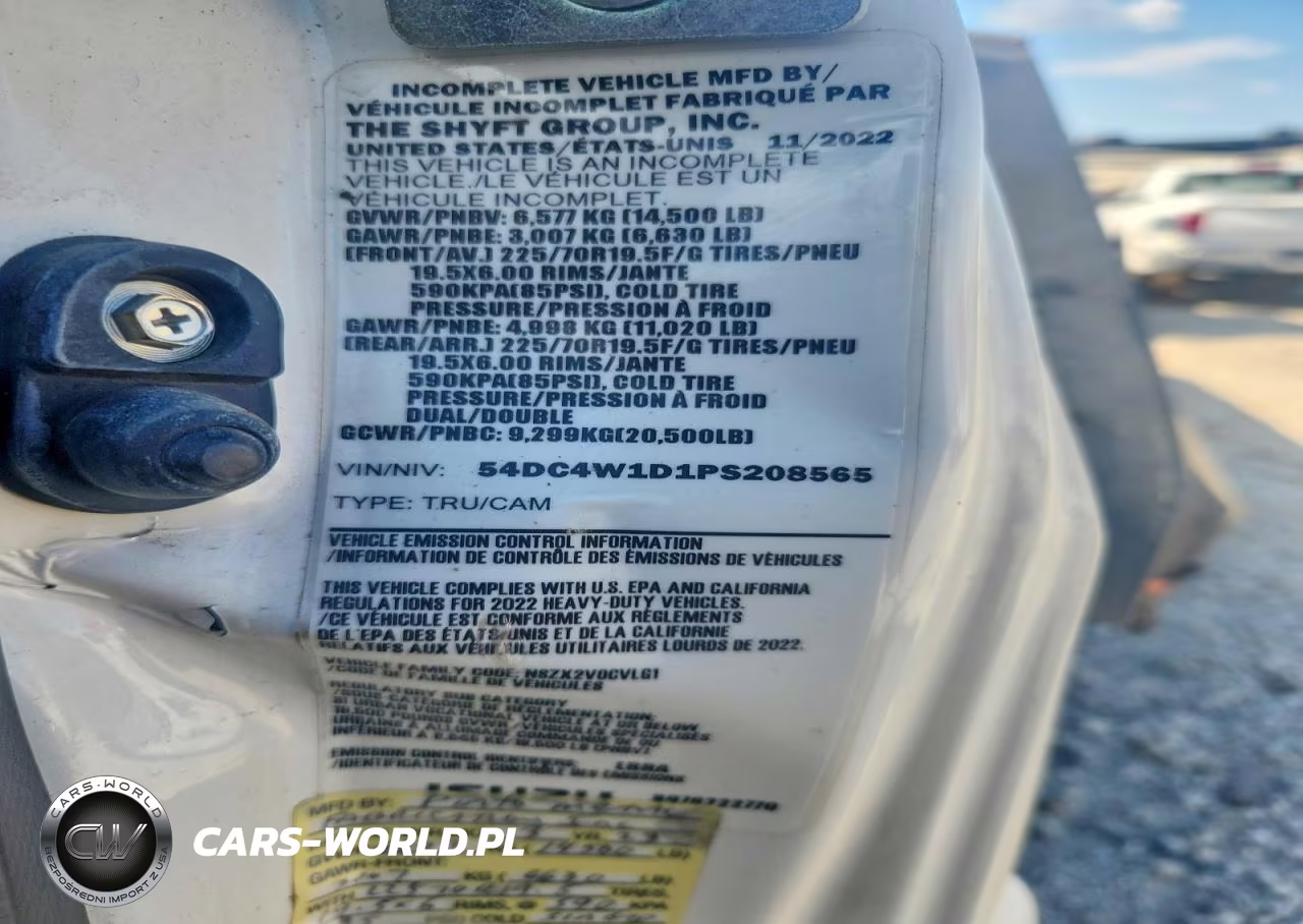 2023 Isuzu Npr Hd VIN:54DC4W1D1PS208565 - 12