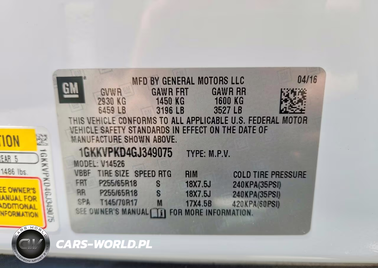 2016 GMC Acadia Sle VIN:1GKKVPKD4GJ349075 - 13
