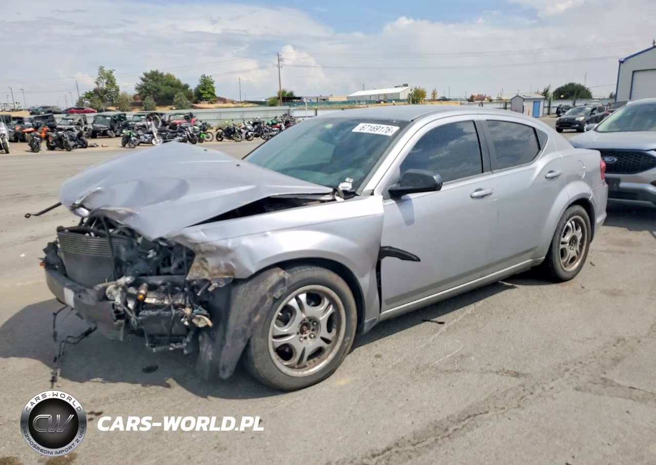 2014 Dodge Avenger Se VIN:1C3CDZABXEN126158 - 1