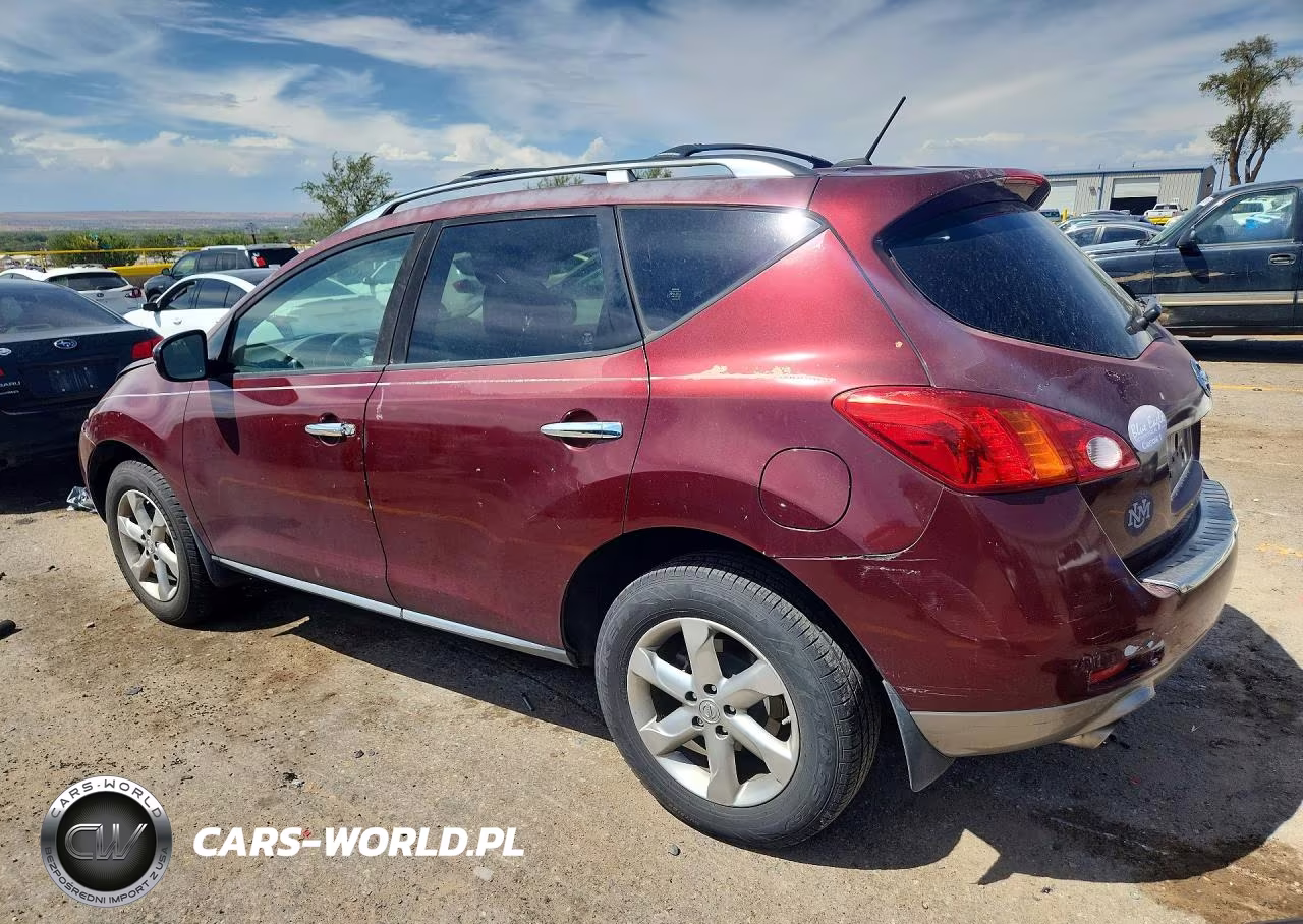 2009 Nissan Murano S VIN:JN8AZ18U69W103705 - 2