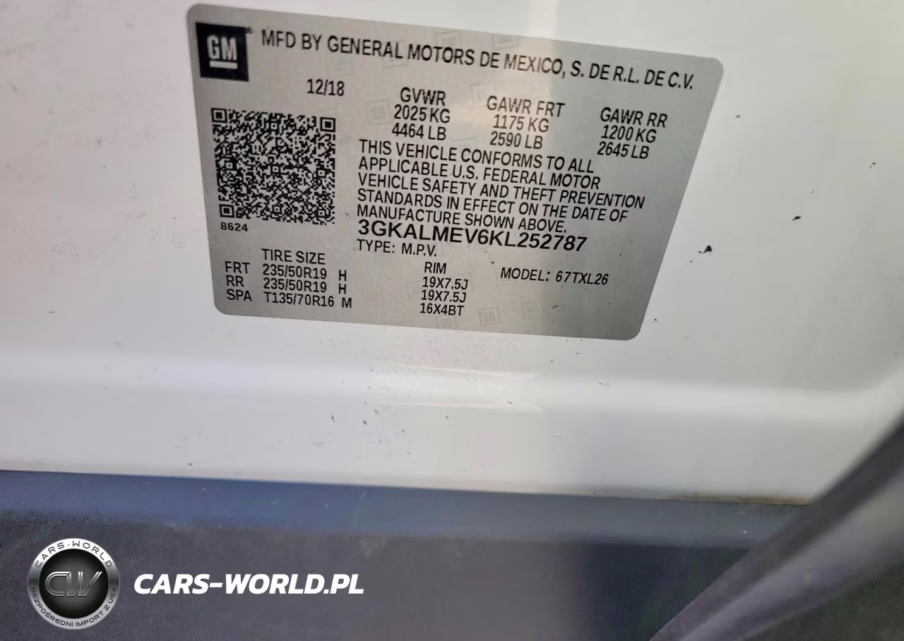 2019 GMC Terrain Sle VIN:3GKALMEV6KL252787 - 13