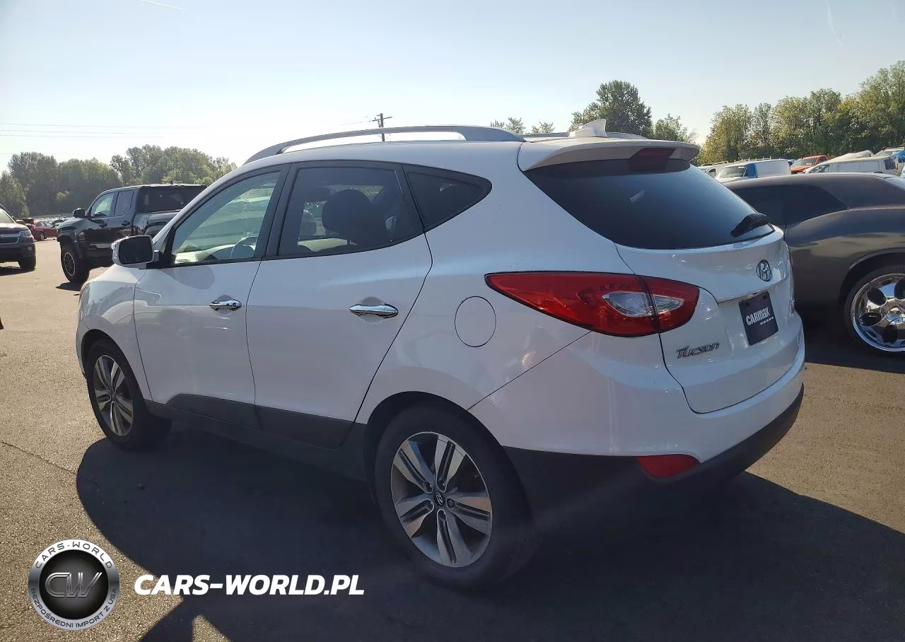 2015 Hyundai Tucson Blue VIN:KM8JUCAG3FU019287 - 2