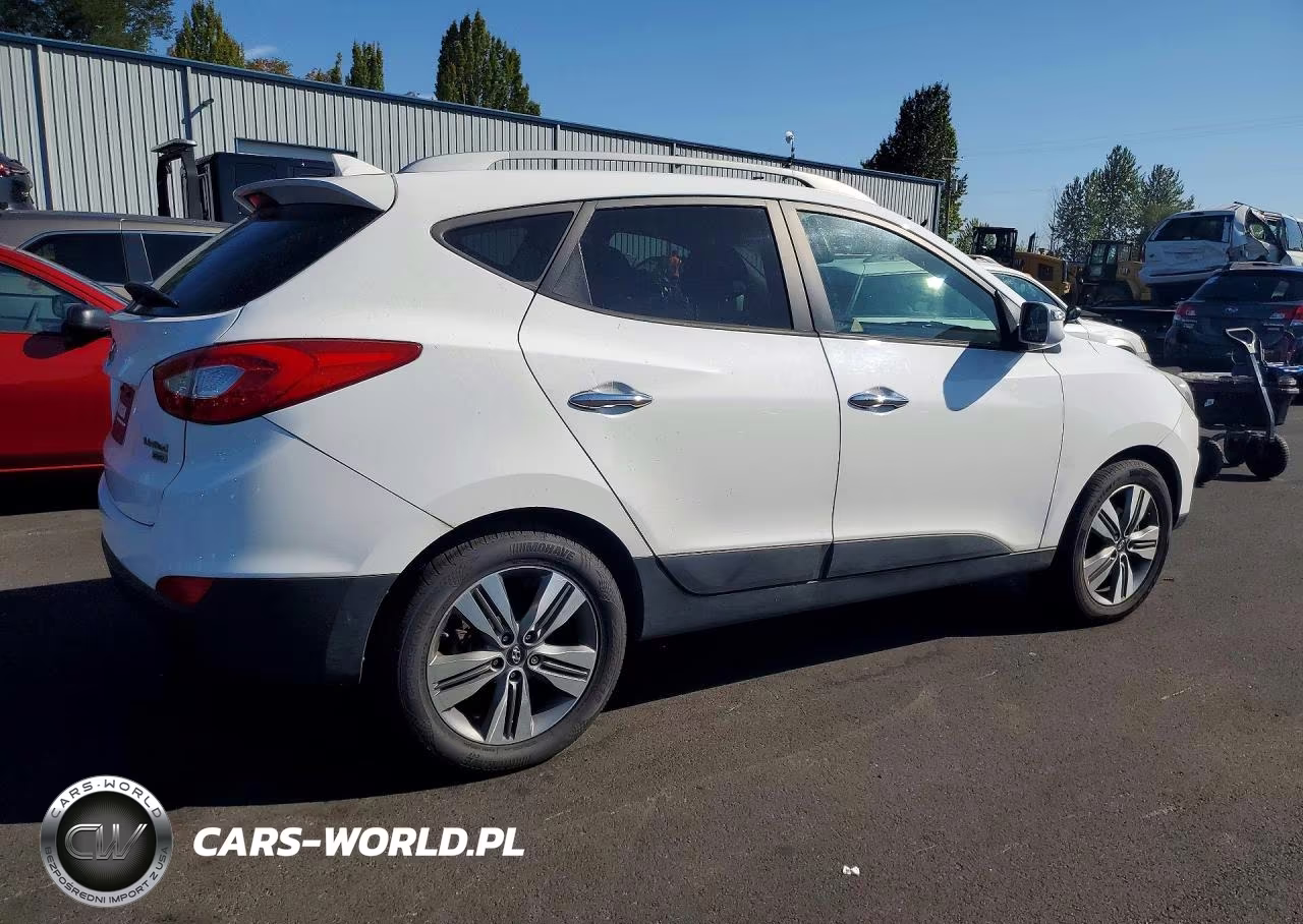 2015 Hyundai Tucson Blue VIN:KM8JUCAG3FU019287 - 3