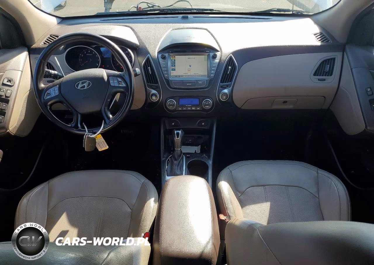 2015 Hyundai Tucson Blue VIN:KM8JUCAG3FU019287 - 8