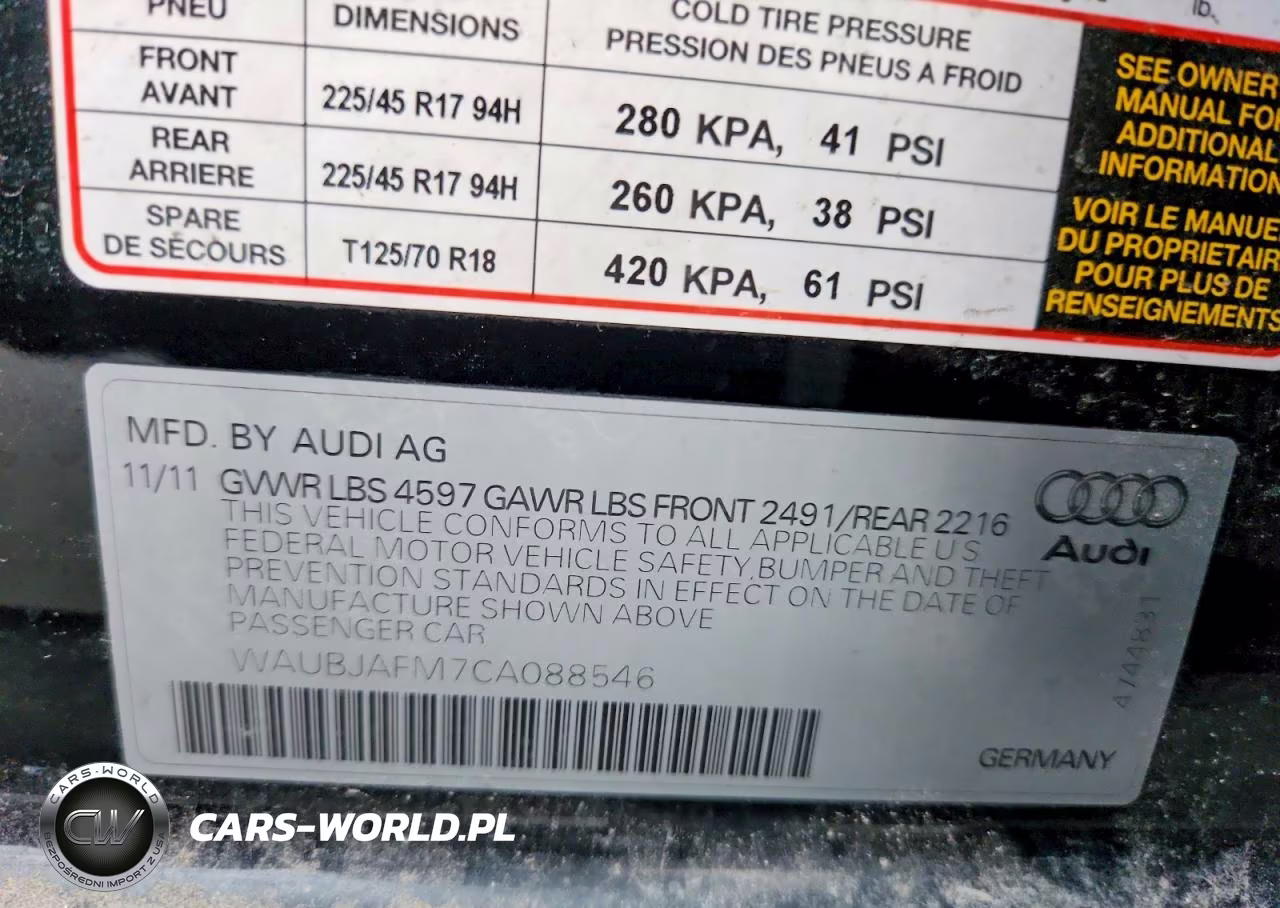 2012 Audi A3 Premium VIN:WAUBJAFM7CA088546 - 13