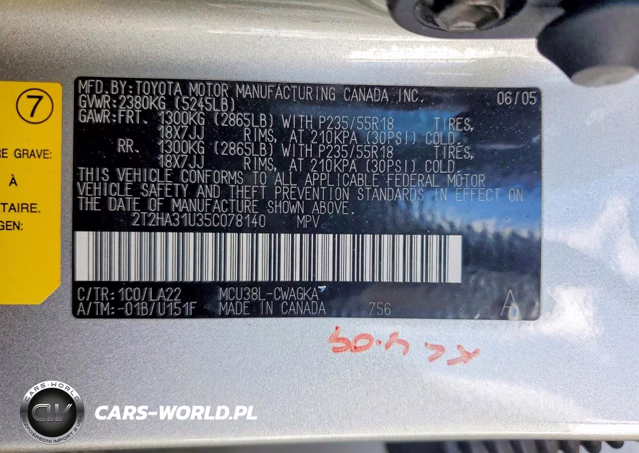 2005 Lexus Rx 330 VIN:2T2HA31U35C078140 - 13