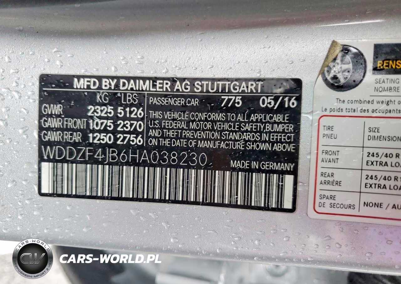 2017 Mercedes-Benz E 300 VIN:WDDZF4JB6HA038230 - 12