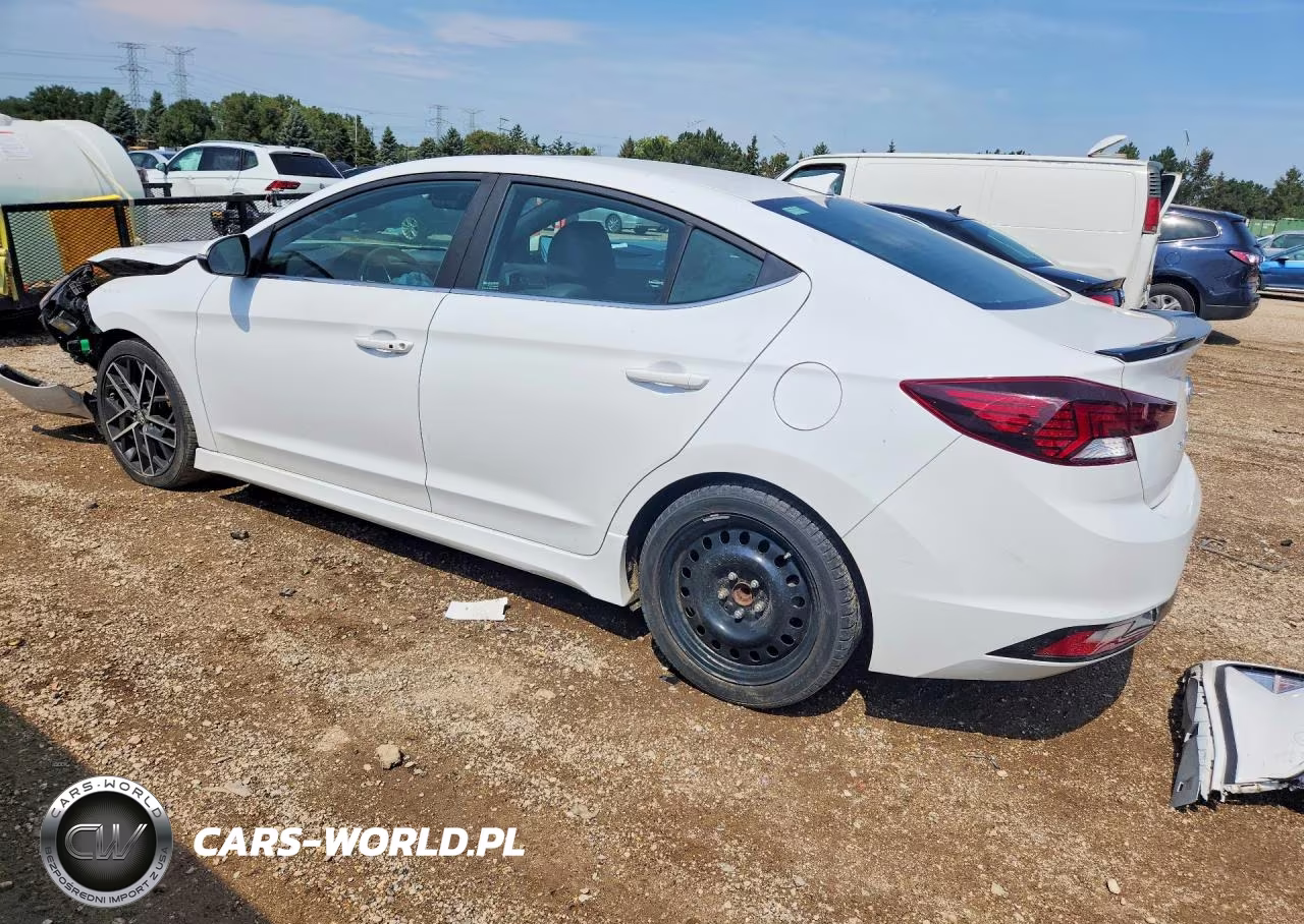 2019 Hyundai Elantra Sport VIN:KMHD04LB9KU828996 - 2