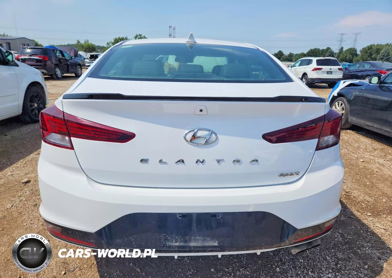 2019 Hyundai Elantra Sport VIN:KMHD04LB9KU828996 - 6