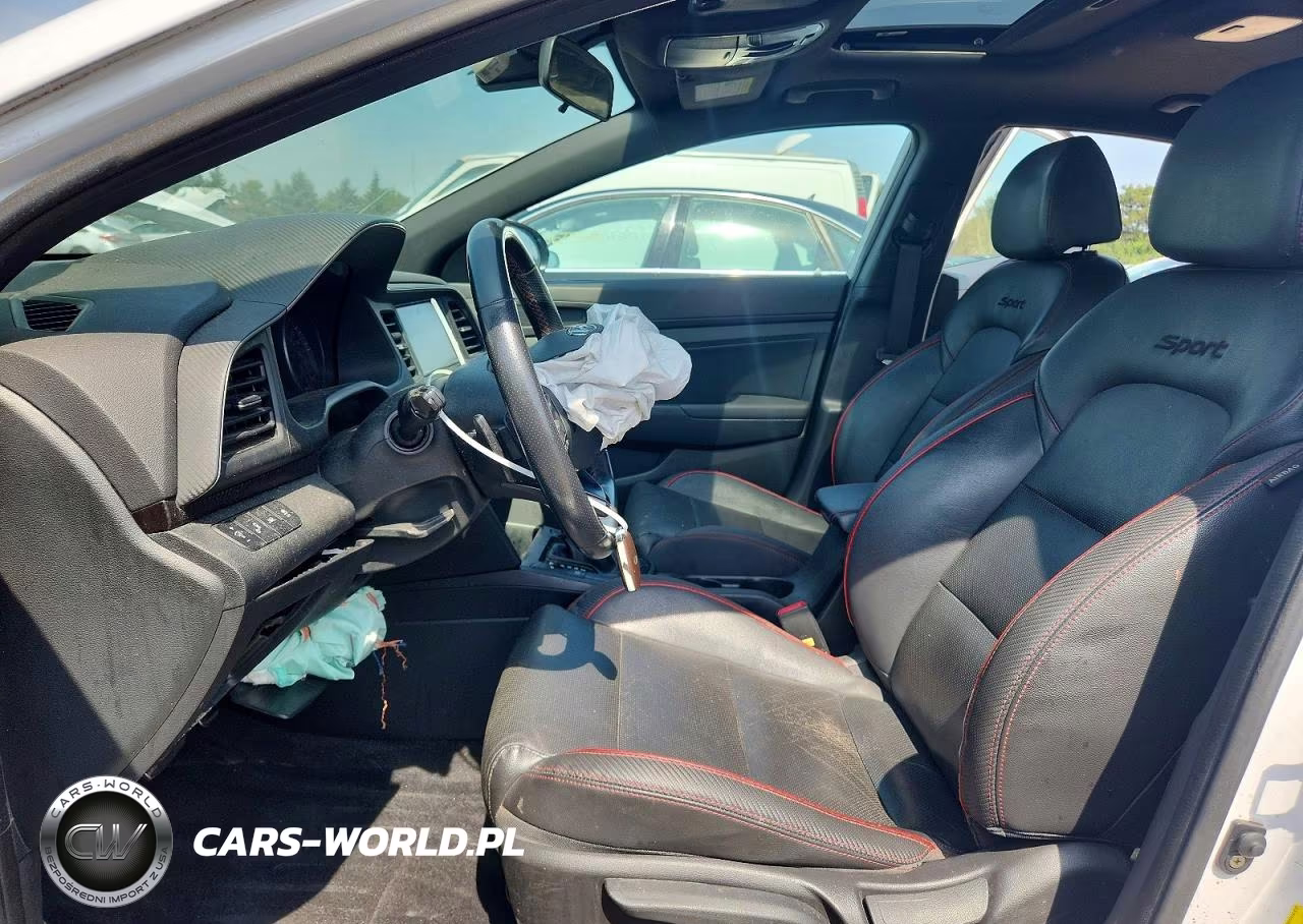 2019 Hyundai Elantra Sport VIN:KMHD04LB9KU828996 - 7