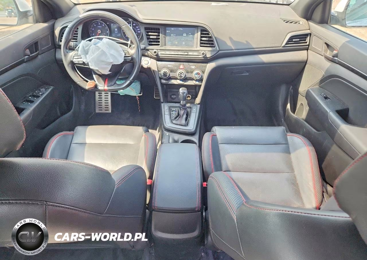 2019 Hyundai Elantra Sport VIN:KMHD04LB9KU828996 - 8