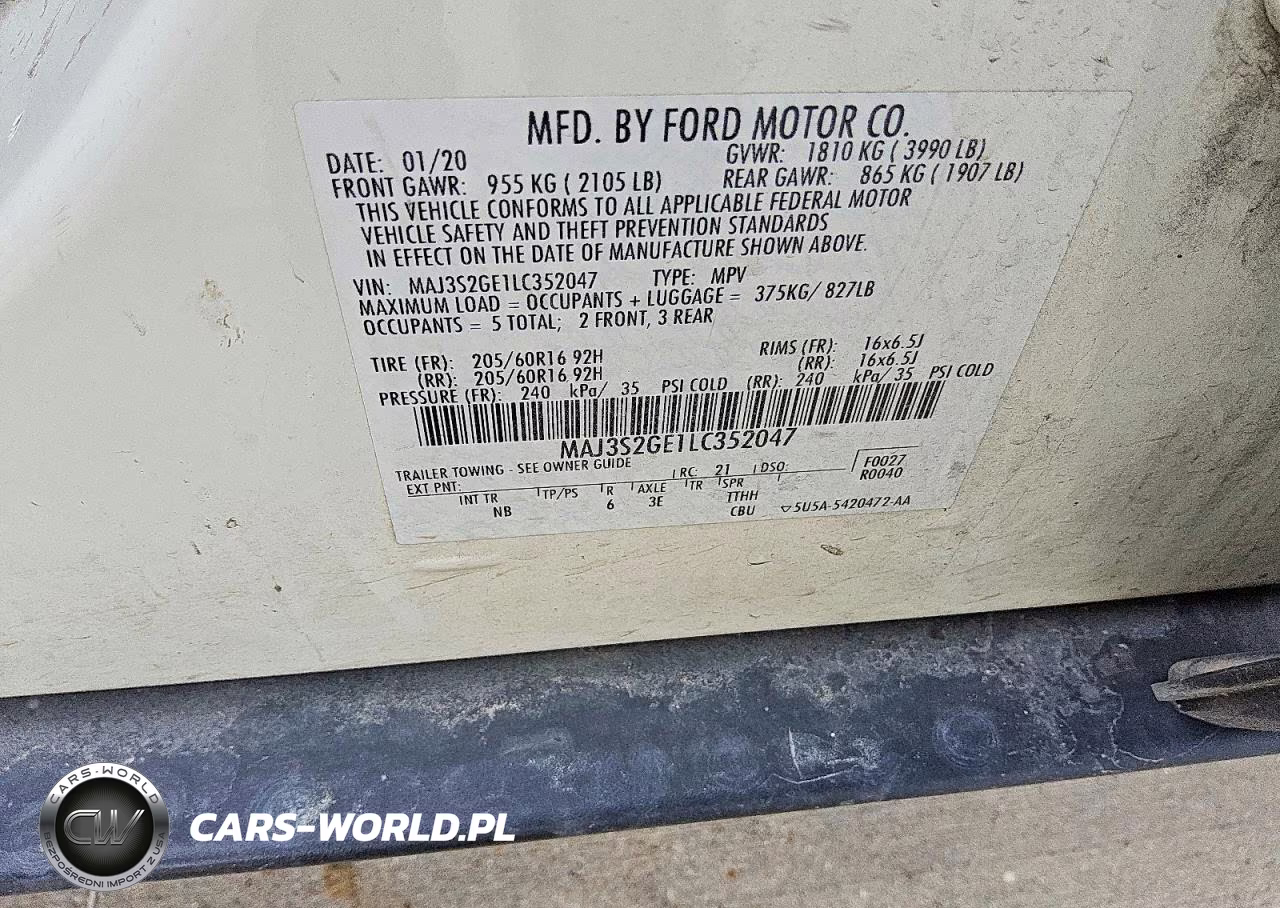 2020 Ford Ecosport Se VIN:MAJ3S2GE1LC352047 - 13