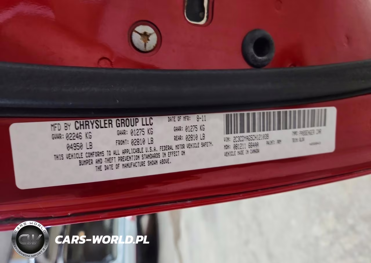 2012 Dodge Challenger Sxt VIN:2C3CDYAG5CH121039 - 12
