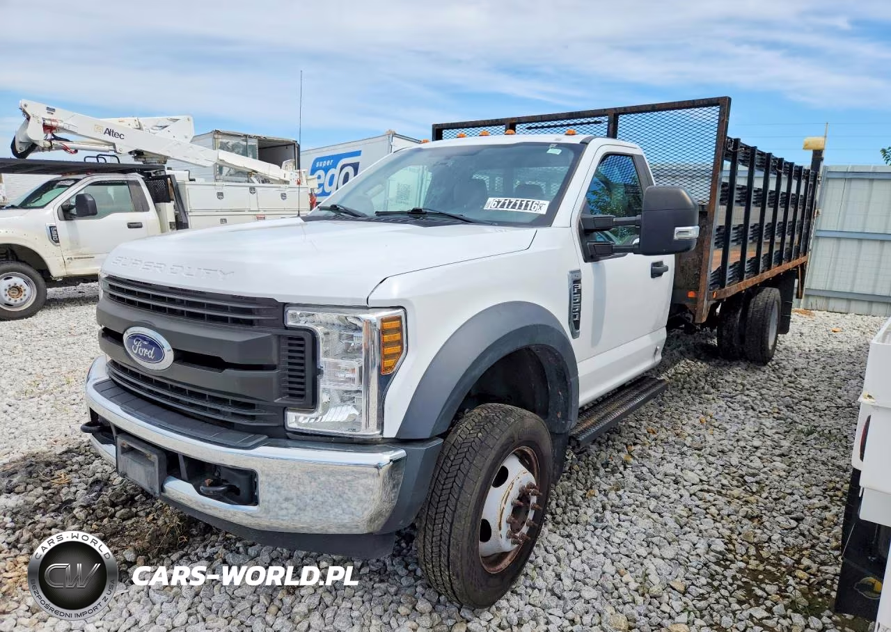2019 Ford F550 Super Duty Flatbed Truck VIN:1FDUF5GY9KDA27391 - 1