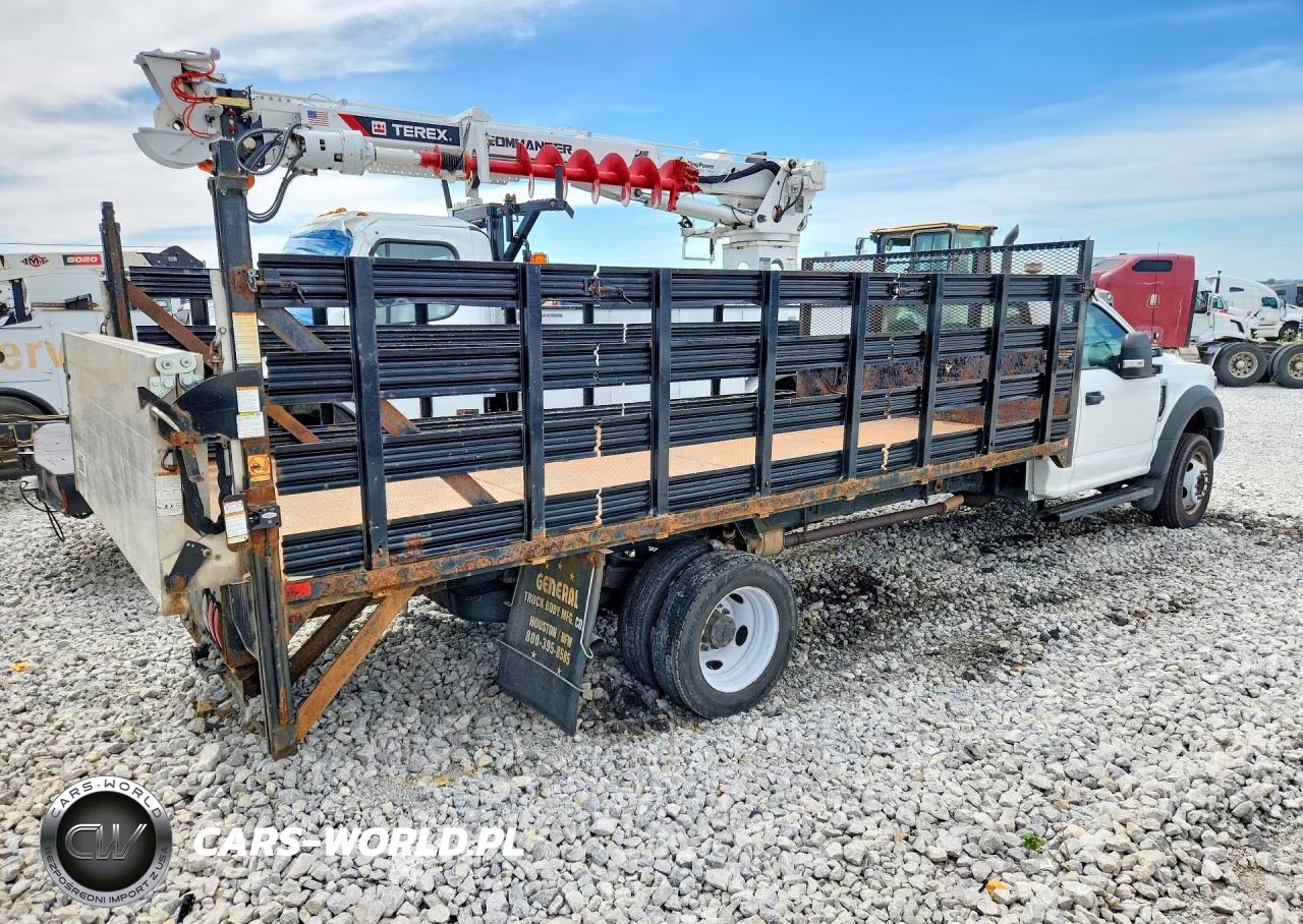 2019 Ford F550 Super Duty Flatbed Truck VIN:1FDUF5GY9KDA27391 - 3