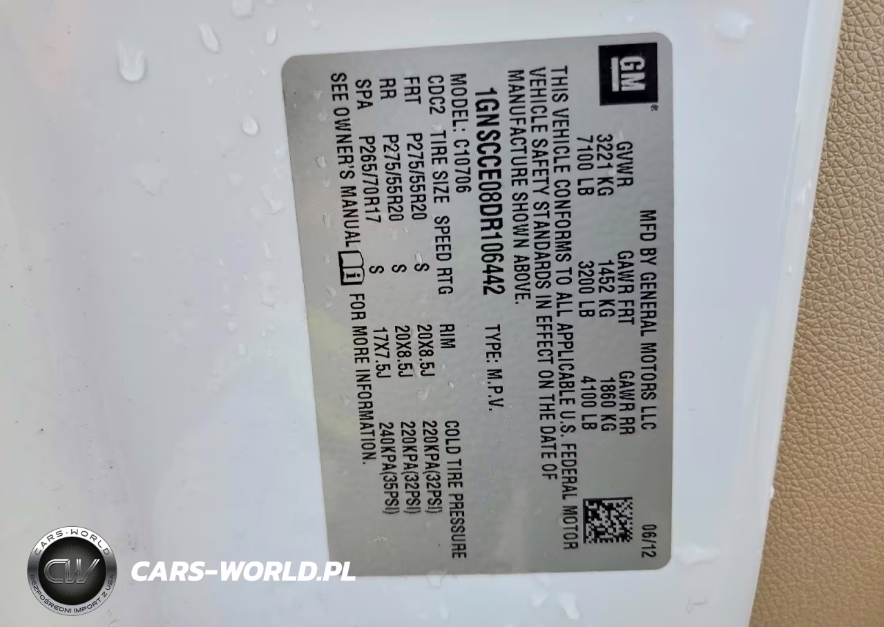 2013 Chevrolet Tahoe C1500 Ltz VIN:1GNSCCE08DR106442 - 13