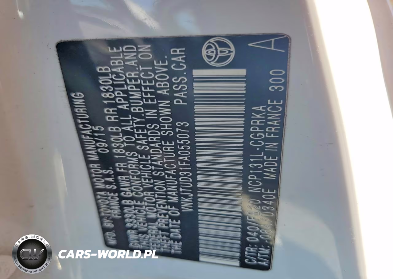 2015 Toyota Yaris 3-Door Le VIN:VNKJTUD31FA055073 - 12