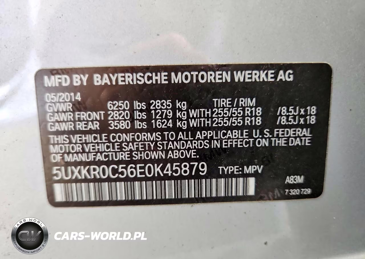 2014 BMW X5 xDrive35I VIN:5UXKR0C56E0K45879 - 13