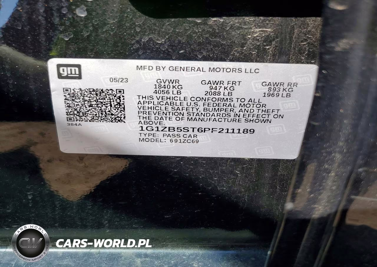 2023 Chevrolet Malibu Ls VIN:1G1ZB5ST6PF211189 - 13
