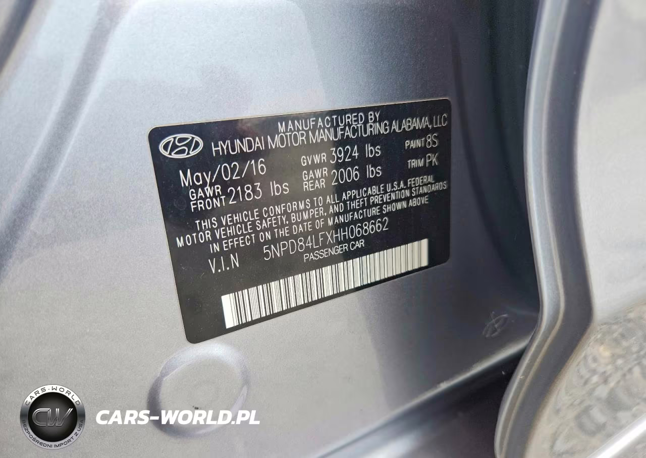 2017 Hyun Elantra Gl VIN:5NPD84LFXHH068662 - 12