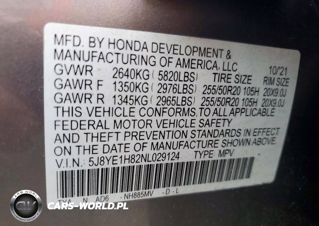 2022 Acura Mdx Advance VIN:5J8YE1H82NL029124 - 13