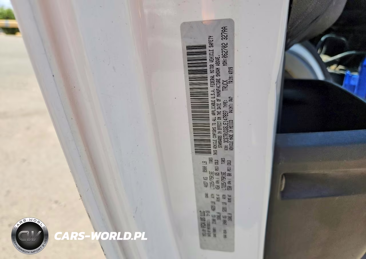 2018 Ram Promaster 2500 2500 High VIN:3C6TRVDG6JE147897 - 13