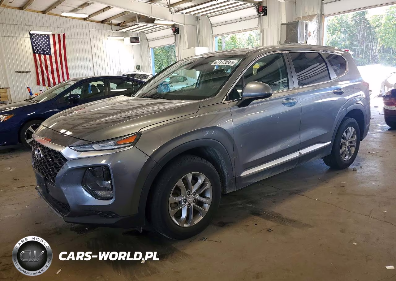 2019 Hyundai Santa Fe Se VIN:5NMS2CAD6KH027082 - 1