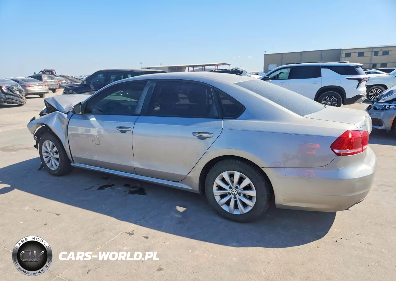 2012 Volkswagen Passat S VIN:1VWAH7A33CC094311 - 2