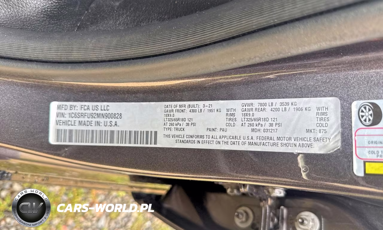 2021 Ram 1500 Trx VIN:1C6SRFU92MN900828 - 10